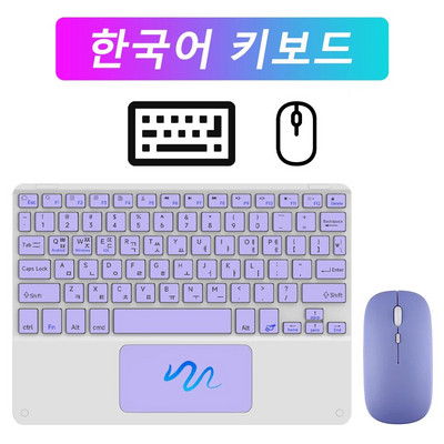 CASEPOKE 10 ιντσών ασύρματο πληκτρολόγιο Bluetooth με επιφάνεια αφής για Samsung iPad Xiaomi Lenovo Huawei Universal Tablet Keyboard