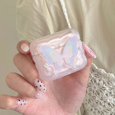 Cute Line Rabbit Case uusaasta punane Apple Airpods 1 2 3 3D kommikarp Air Pods Pro 2 kõrvaklappide kaitsekatte tarvikud