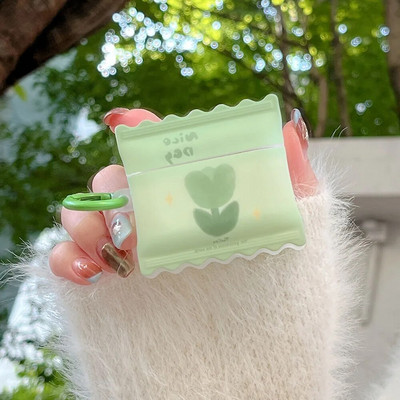 Cute Line Rabbit Case uusaasta punane Apple Airpods 1 2 3 3D kommikarp Air Pods Pro 2 kõrvaklappide kaitsekatte tarvikud