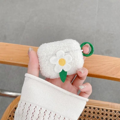 Mielas pliušinis dėklas Apple Airpods Pro 2 USB C dangtelis Lovely Heart Girl Protective Coque for Airpods 3 3rd 2 Pro Pro2 Case Shell