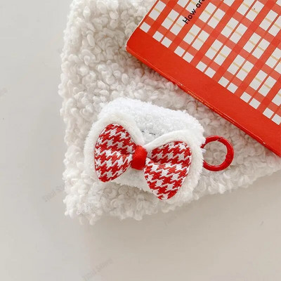 Mielas pliušinis dėklas Apple Airpods Pro 2 USB C dangtelis Lovely Heart Girl Protective Coque for Airpods 3 3rd 2 Pro Pro2 Case Shell