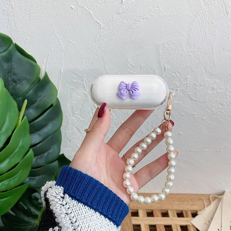 Za Sony WF-C500 torbica Modni cvijet tratinčice TPU prozirna silikonska maska za Bluetooth slušalice s poklopcem za ključeve