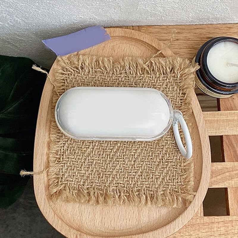 Za Sony WF-C500 torbica Modni cvijet tratinčice TPU prozirna silikonska maska za Bluetooth slušalice s poklopcem za ključeve