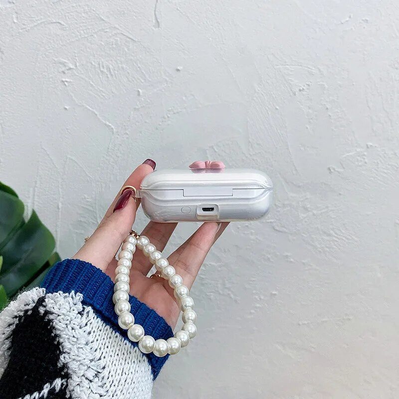 Za Sony WF-C500 torbica Modni cvijet tratinčice TPU prozirna silikonska maska za Bluetooth slušalice s poklopcem za ključeve