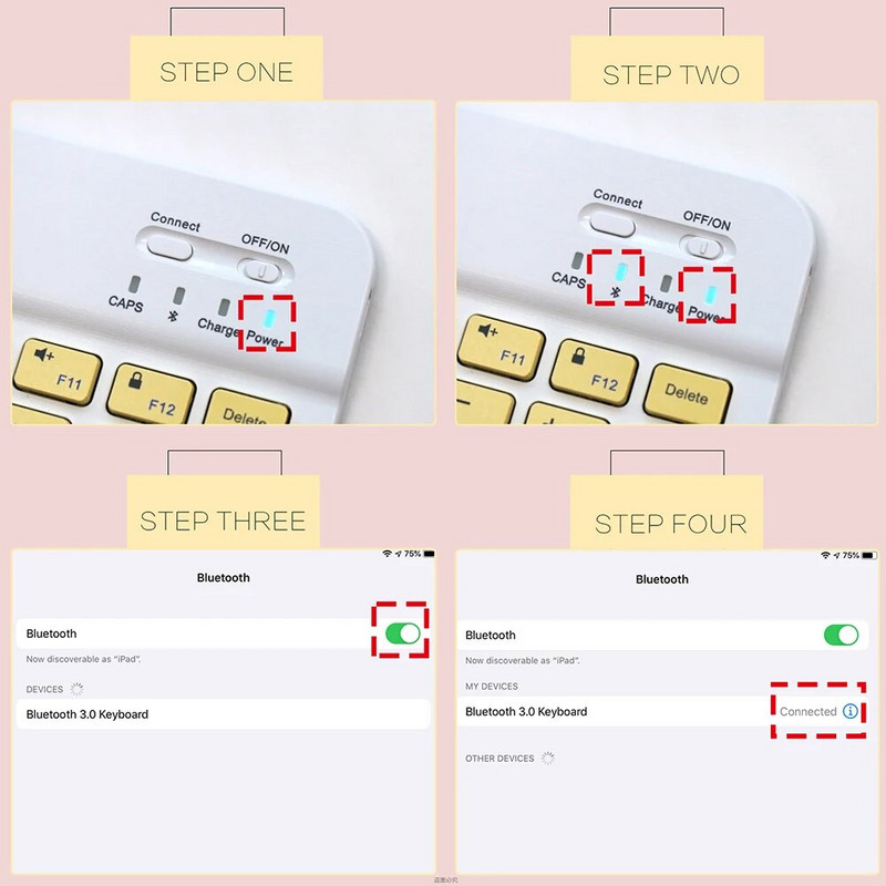 Bežična tipkovnica za iPad Air 4 5 Pro 11 10.9 9.7 10.2 10.5 inčna tipkovnica za Mipad 5 6 Matepad air Android tablet tipkovnica