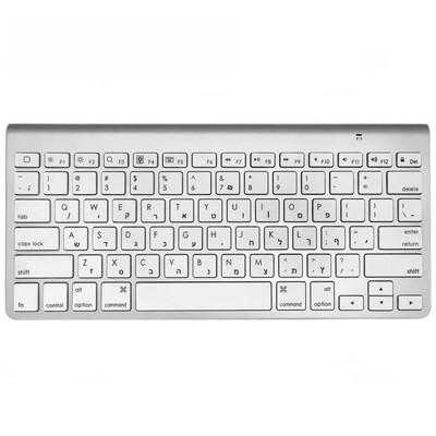 Tastatură Bluetooth în stil Apple ultra subțire Tastatură fără fir cu zgomot redus Tastatură compactă pentru IOS Windows Android