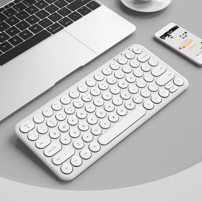 Noua tastatură pentru desktop mini laptop cu fir Girl Mute Super drăguț portabil Noua axă optică USB extern