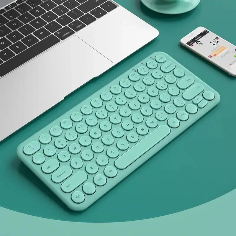 Νέο μίνι πληκτρολόγιο επιτραπέζιου φορητού υπολογιστή Ενσύρματο κορίτσι Mute Super Cute φορητό Νέος οπτικός άξονας εξωτερικό USB