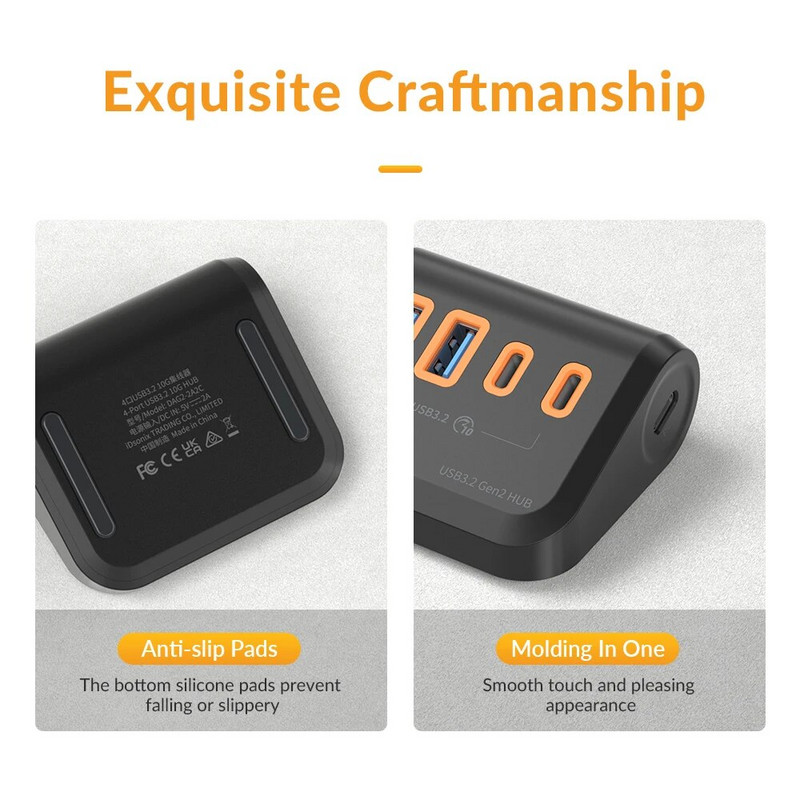 iDsonix USB Hub 3.2 splitteri adapteri mitme pordi pesa koos SD-kaardi lugejaga C-tüüpi PC HUB USB 3.0 Lenovo Xiaomi Macbook Pro jaoks