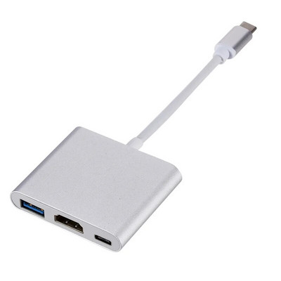 4K 30Hz Tip C la HDMI compatibil USB C la HDMI Adaptor VGA PD Convertor USB 3.0 HUB Dock pentru Macbook Samsung S20 Xiaomi Huawei
