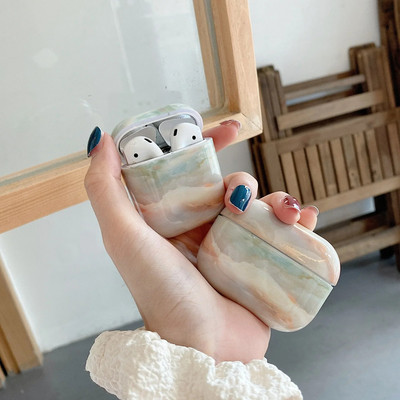 Husă pentru căști Art Flower pentru Apple Airpods 2 1 3 Husă Air Pods Husă drăguță, luminoasă, vintage, florală, pentru carcasă de protecție AirPod Pro