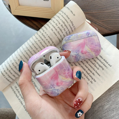 Husă pentru căști Art Flower pentru Apple Airpods 2 1 3 Husă Air Pods Husă drăguță, luminoasă, vintage, florală, pentru carcasă de protecție AirPod Pro
