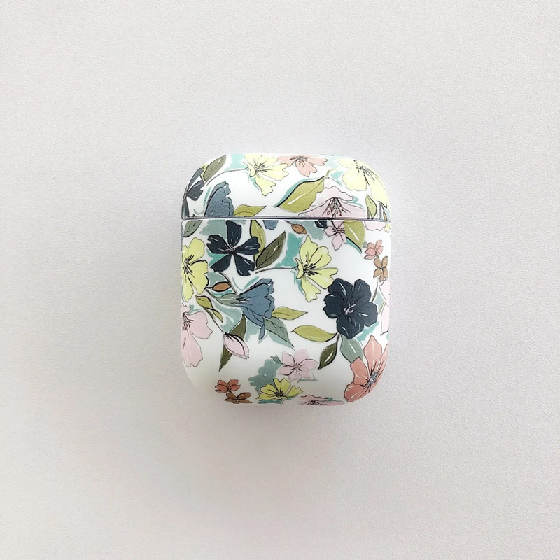 Art Flower kõrvaklappide ümbris Apple Airpodsile 2 1 3 Air Pods Armas helendav vintage lilleline kate AirPod Pro Protector Shelli jaoks