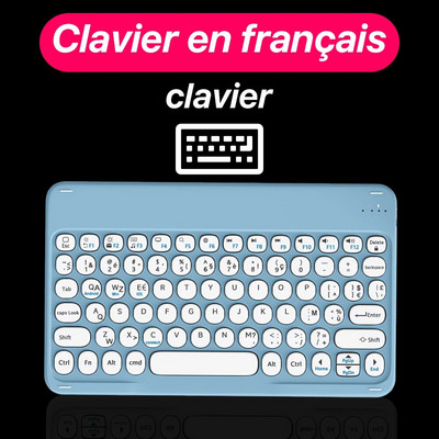 CASEPOKE apaļā taustiņa Bluetooth bezvadu tastatūra Android IOS Huawei Xiaomi planšetdatoram korejiešu krievu spāņu tastatūra un pele