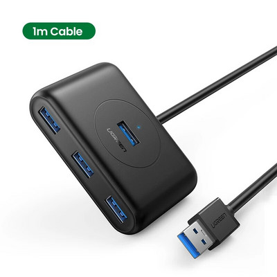 UGREEN USB Hub 5Gbps 4 Θύρες USB 3.0 HUB Splitter για σκληρούς δίσκους Προσαρμογέας USB Flash Drive Αξεσουάρ MacBook Pro Air Surface PC