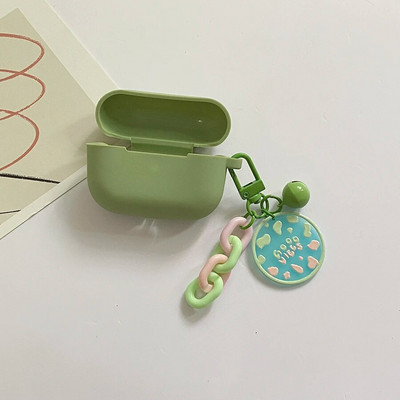 Pentru Sony Ambie AM-TW01 Husă Cute Bear/Love Heart Flower Keychain Husă căști pentru husă ambie Husă silicon TPU pentru căști