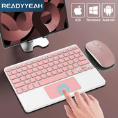 Tastatură și mouse Bluetooth cu touchpad de 10 inci pentru tableta Apple Samsung Huawei Xiaomi Teclado pentru telefonul mobil iPad Pro Mini