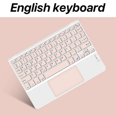Tastatură și mouse Bluetooth cu touchpad de 10 inci pentru tableta Apple Samsung Huawei Xiaomi Teclado pentru telefonul mobil iPad Pro Mini