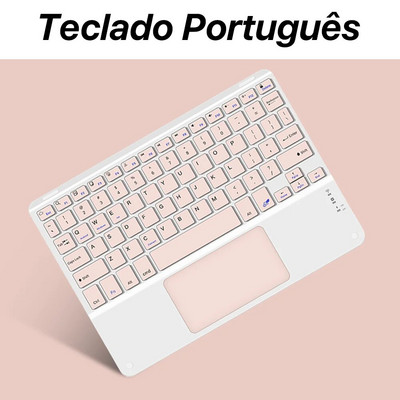Tastatură și mouse Bluetooth cu touchpad de 10 inci pentru tableta Apple Samsung Huawei Xiaomi Teclado pentru telefonul mobil iPad Pro Mini