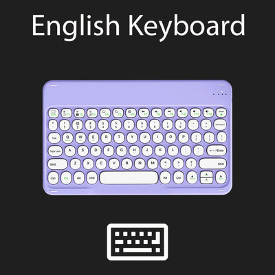 Tastatură și mouse Bluetooth pentru iOS Android Sistem Windows Tabletă portabilă reîncărcabilă Teclado pentru iPad MatePad Telefon mobil