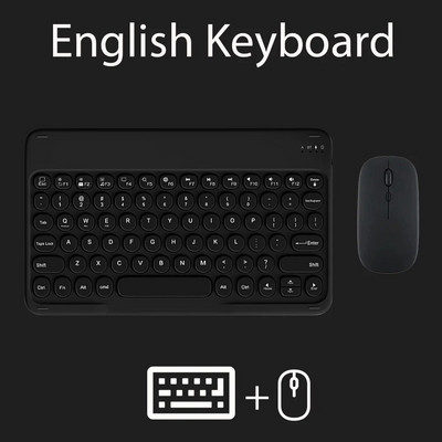 Tastatură și mouse Bluetooth pentru iOS Android Sistem Windows Tabletă portabilă reîncărcabilă Teclado pentru iPad MatePad Telefon mobil
