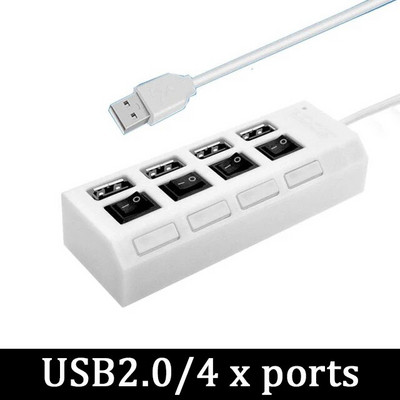 USB 3.0 Power Multiple USB Splitter Hub Adaptor Hub USB 4/7 porturi 2.0 USB Multiple Expander Switch 30CM Cablu Hub Stații de andocare