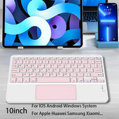 Tastatură fără fir cu touchpad pentru Huawei Samsung Xiaomi Telefon inteligent de 9,7 inci PC Android iOS Tabletă Windows Dispozitive Bluetooth