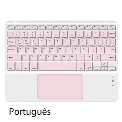 Tastatură fără fir cu touchpad pentru Huawei Samsung Xiaomi Telefon inteligent de 9,7 inci PC Android iOS Tabletă Windows Dispozitive Bluetooth