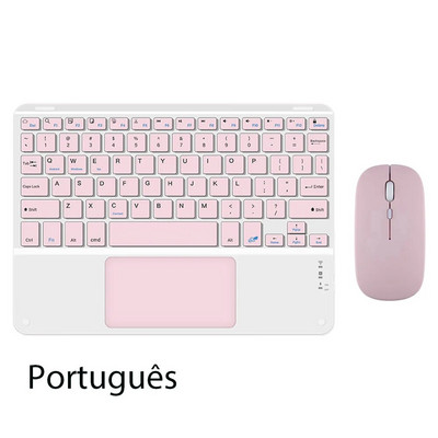 Tastatură fără fir cu touchpad pentru Huawei Samsung Xiaomi Telefon inteligent de 9,7 inci PC Android iOS Tabletă Windows Dispozitive Bluetooth