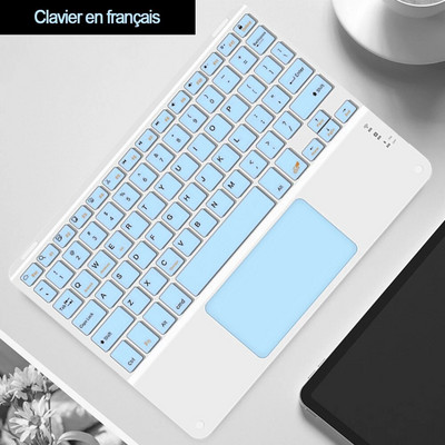Tastatură și mouse Bluetooth cu touchpad pentru Apple Huawei Xiaomi Samsung portabil reîncărcabil în mai multe culori pentru computer de jocuri