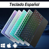 Tastatură retroiluminată Bluetooth cu touchpad pentru sistemul iOS Android Windows Culori și limbi multiple pentru Apple Huawei Samsung