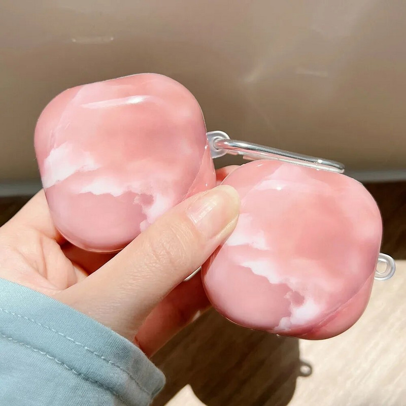 Marmorist pragunenud kõrvaklappide ümbris Samsung Galaxy Buds Live Buds2 Pro Bluetoothi laadimiskarbi kaitseümbris jaoks Galaxy Buds 2 jaoks