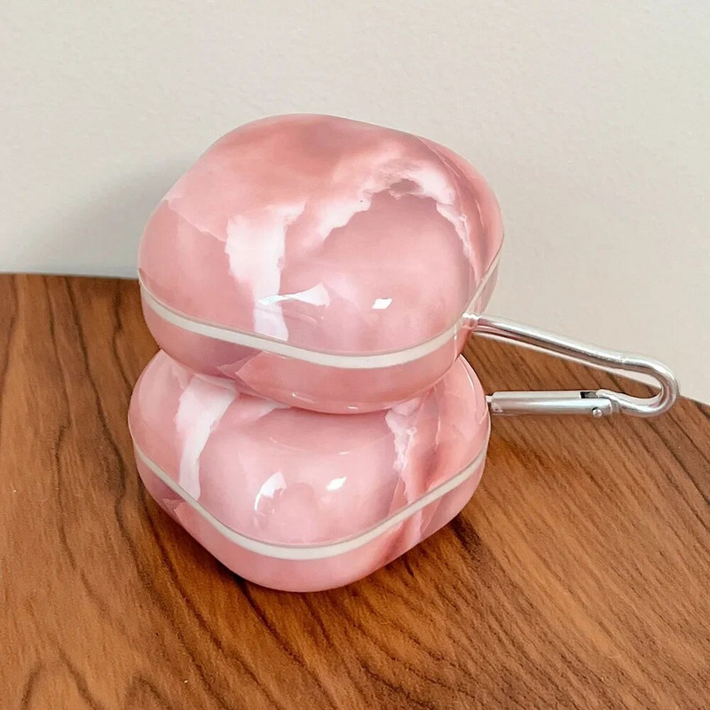 Marmorist pragunenud kõrvaklappide ümbris Samsung Galaxy Buds Live Buds2 Pro Bluetoothi laadimiskarbi kaitseümbris jaoks Galaxy Buds 2 jaoks