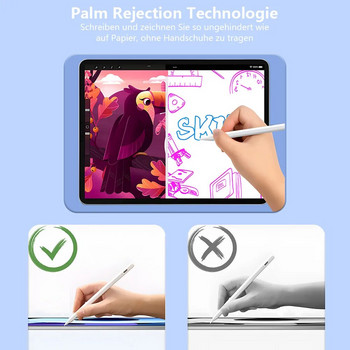 Για iPad μολύβι απόρριψης παλάμης γραφίδα Apple μολύβι για αξεσουάρ iPad Pro Air Mini στυλό λήψης σημειώσεων 1 2 γενιά