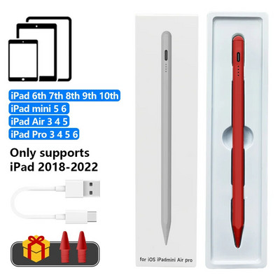 iPadi pliiatsi jaoks, peopesa tagasilükkamise pliiats Apple`i pliiats iPadi tarvikute jaoks Pro Air Mini märkmete tegemise pliiats 1 2 põlvkond