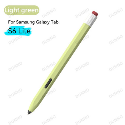 Vintage pernica za Samsung Galaxy Tab S6 Lite S7 & S8 & S7 Plus & S7 FE & S8 Plus tekući silikonski poklopac za olovku