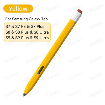 Vintage pernica za Samsung Galaxy Tab S6 Lite S7 & S8 & S7 Plus & S7 FE & S8 Plus tekući silikonski poklopac za olovku