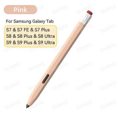 Vintage pernica za Samsung Galaxy Tab S6 Lite S7 & S8 & S7 Plus & S7 FE & S8 Plus tekući silikonski poklopac za olovku