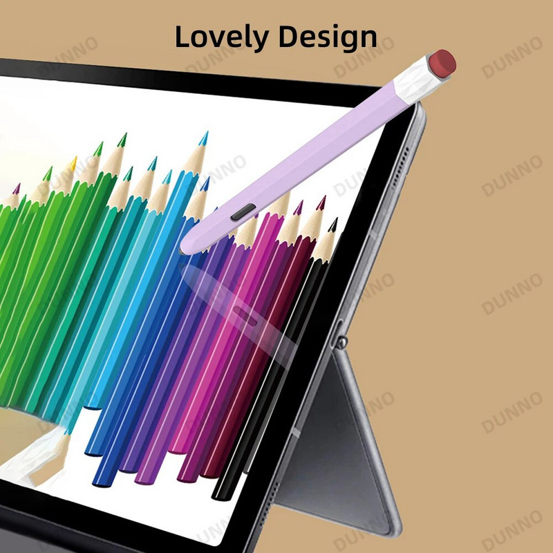 Vintage pernica za Samsung Galaxy Tab S6 Lite S7 & S8 & S7 Plus & S7 FE & S8 Plus tekući silikonski poklopac za olovku