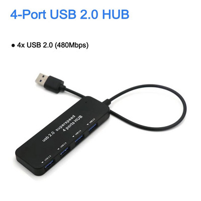 Eayburst HUB USB C HUB 4 θύρες 5 Gbps USB 3.0 HUB για αξεσουάρ Lenovo Macbook Pro PC Typc C USB 3.0/2.0 HUB