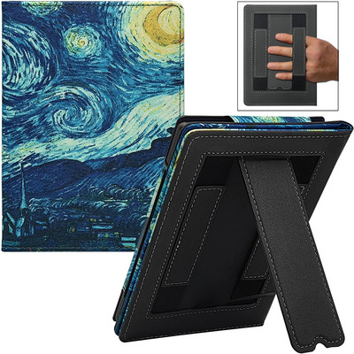 BOOX Poke4/Poke4S ümbris 6-tollisele ONYX BOOX Poke3/Poke5/Poke5S kaanega automaatse unerežiimi/äratuse topelt käerihmaga / alusega / magnetilise sulgemisega