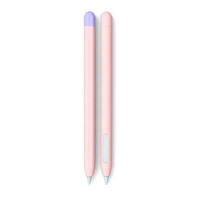 Stylus Cover Silikoninis rašiklio dėklas, skirtas Apple Pencil 1 2 Spalvas atitinkantis Stylus apsauginis dėklas Neslystantis nuo kritimo IPad rašiklio 2 1 dangtelis