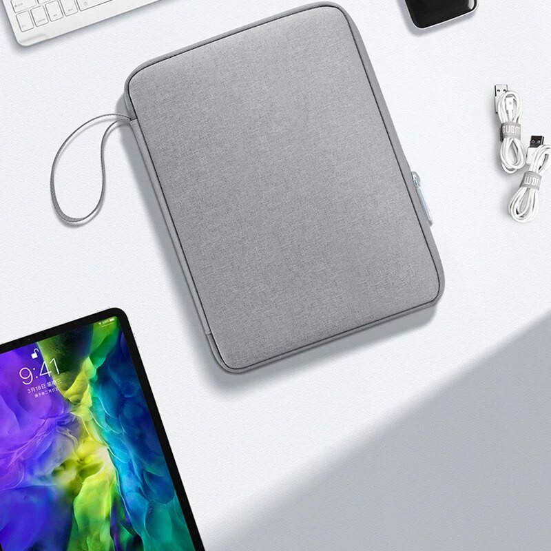 Varrukas kandekott Ipad Air Pro 10,5 11 12,9-tollise universaalse tahvelarvuti hoiukoti koti kate Tõmblukuga käekotti kriimustusvastane