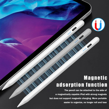 За Apple Pencil 2 1 Аксесоари за iPad с отхвърляне на дланта, чувствителни към накланяне, за iPad Pencil 2022 2021 2020 2019 2018 Air Pro Mini Stylus