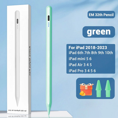 Apple Pencil 2 1 plaukstas atgrūšanas slīpuma jutīgam iPad aksesuāri iPad zīmulim 2022 2021 2020 2019 2018 Air Pro Mini Stylus