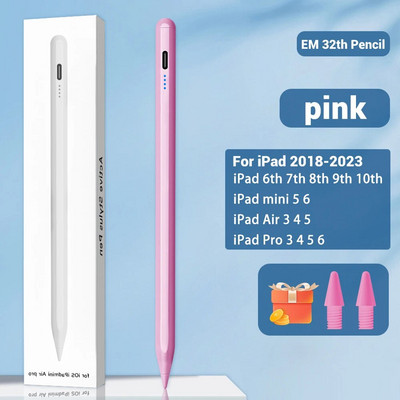 Apple Pencil 2 1 plaukstas atgrūšanas slīpuma jutīgam iPad aksesuāri iPad zīmulim 2022 2021 2020 2019 2018 Air Pro Mini Stylus