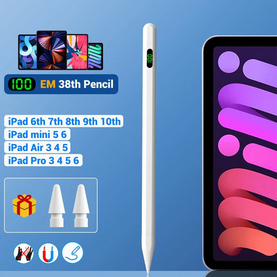 Apple Pencil 2 1 plaukstas atgrūšanas slīpuma jutīgam iPad aksesuāri iPad zīmulim 2022 2021 2020 2019 2018 Air Pro Mini Stylus