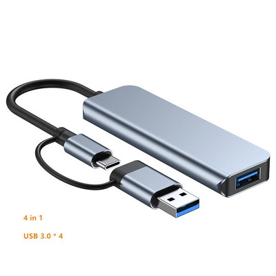 Rankman USB C Hub Type C Splitter USB 3.0 2.0 dokk MacBook iPhone 15 jaoks Samsung Dex sülearvuti tahvelarvuti hiir Kõvaketas U-ketas