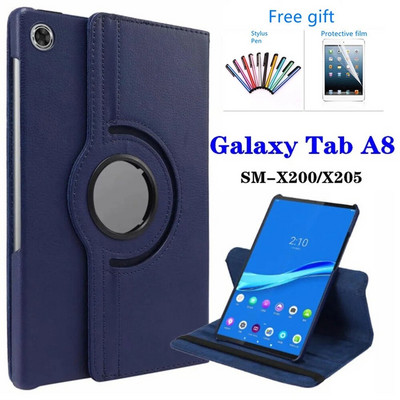 Futrola za Samsung Galaxy Tab A8 2021 Tablet Cover za Samsung Tab A8 10.5 SM-X200/SM-X205 360 stupnjeva rotirajuća kožna maska