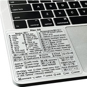 Atsauces tastatūras īsinājumtaustiņu uzlīmes Līmes datora klēpjdatoram galddatora saīsnes uzlīme Apple Mac Chromebook datora logam Photoshop